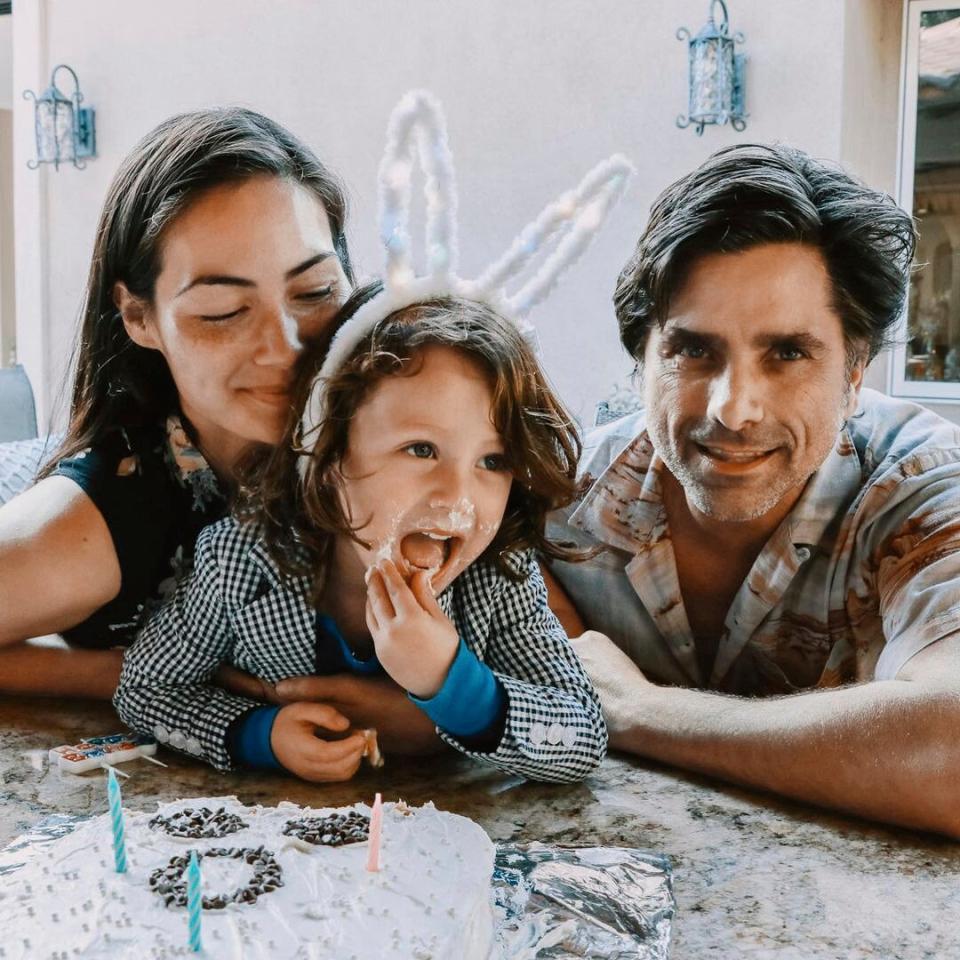 john stamos caitlin mchugh and son billy