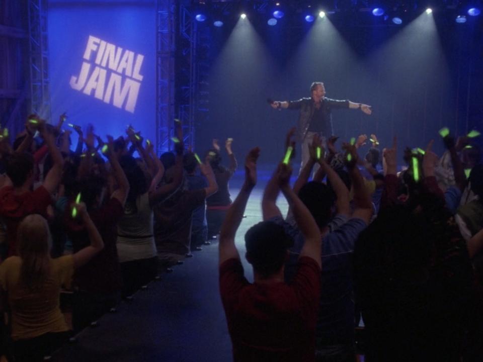 shot of the final jam during camp rock