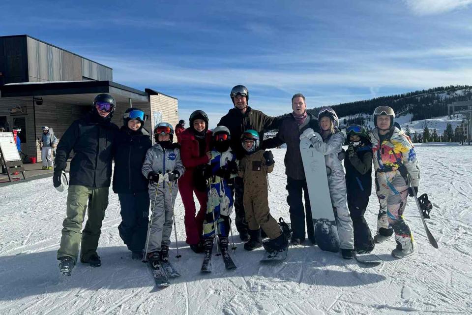 <p>Elsa Pataky/Instagram</p> Elsa Pataky and Chris Hemsworth family on ski trip