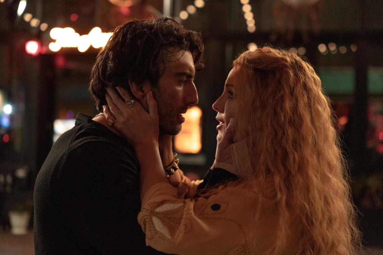Justin Baldoni and Blake Lively in “It Ends With Us.”