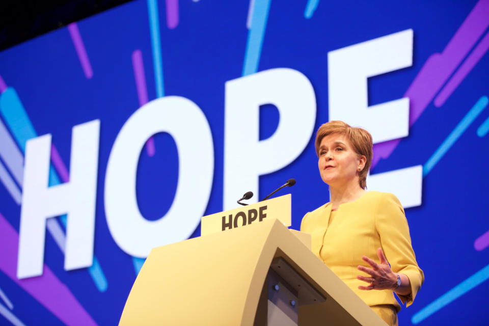 蘇格蘭首席部長施雅 Nicola Sturgeon （shutterstock）