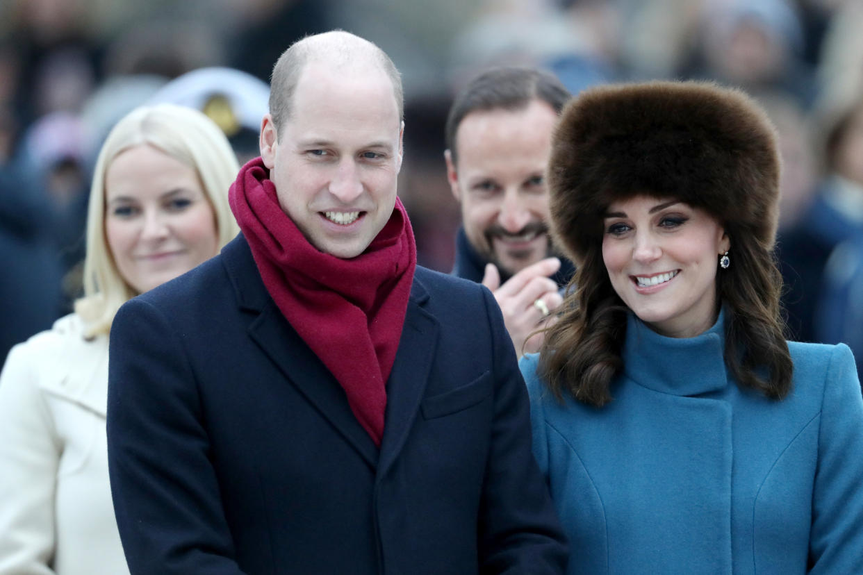 Could the Duchess of Cambridge give birth on St George’s Day? [Photo: Getty]