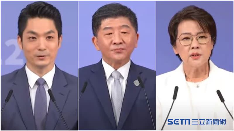 Regarding the votes won by Jiang Wan'an (left), Chen Shizhong (center), and Huang Shanshan (right), Zhou Yukou raised three questions.