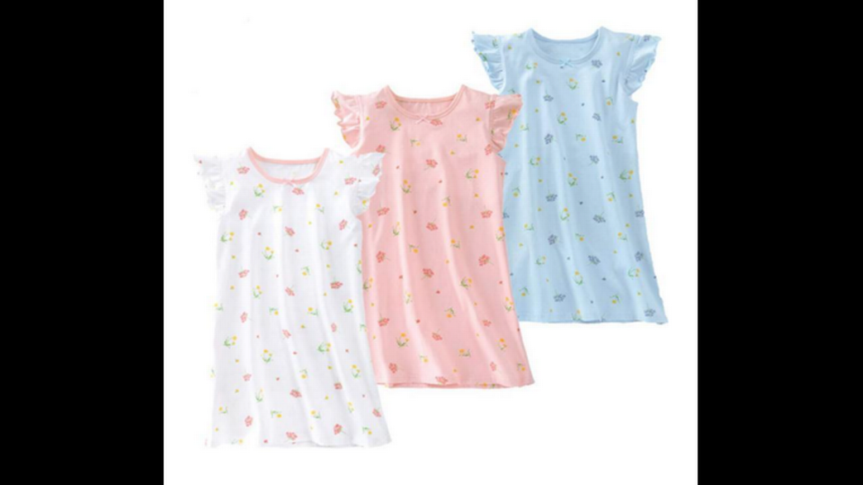 Recalled iMOONZZ nightgown set