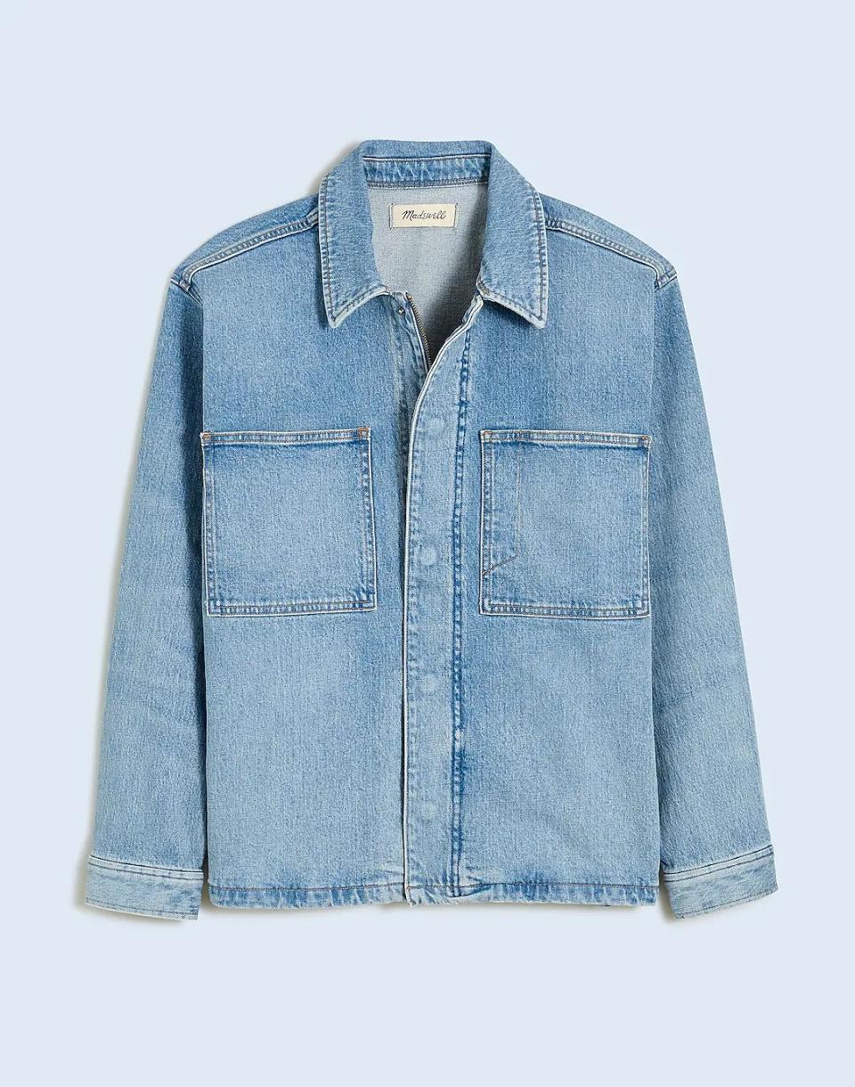 Madewell Denim Boxy Shirt-Jacket