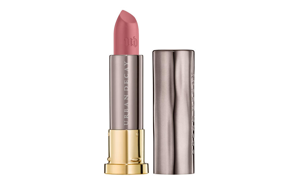 <p><em><a rel="nofollow noopener" href="https://www.urbandecay.co.uk/en_GB/lips/lipstick/comfort-matte-vice-lipstick/UD771.html" target="_blank" data-ylk="slk:Urban Decay, £15.50;elm:context_link;itc:0;sec:content-canvas" class="link ">Urban Decay, £15.50</a></em> </p>