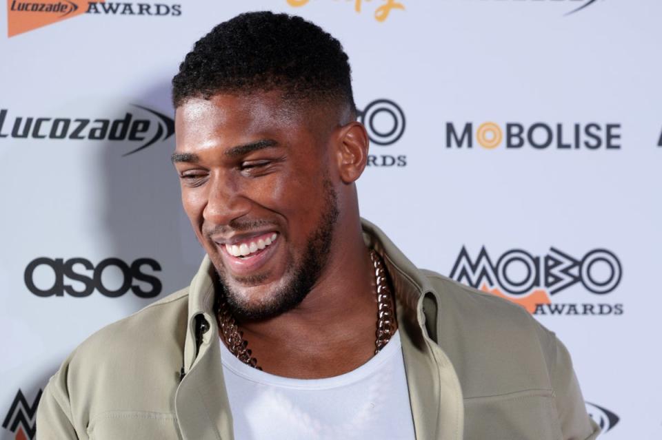 The MOBO Awards 2022 - Arrivals: Anthony Joshua (Getty Images)