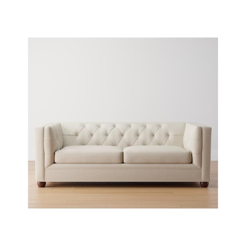 Chesterfield Square Arm Upholstered Sleeper Sofa