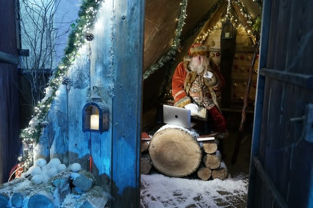 Bamburgh Castle Christmas grotto