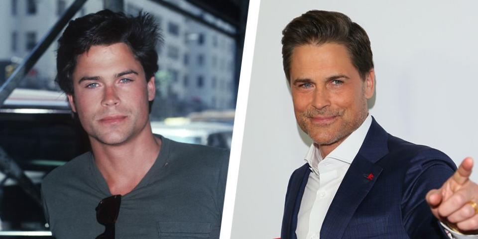 These Photos Prove That Rob Lowe Has Barely Aged Over the Years