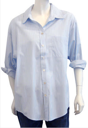 Elizabeth & James Laurent Shirt In Pale Blue - $225.00