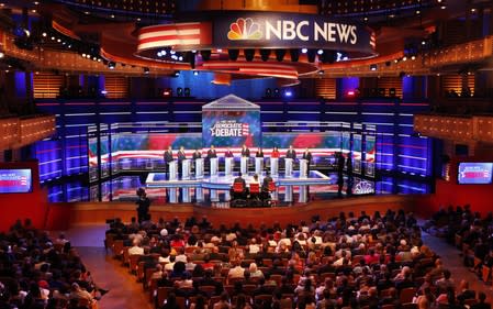 Candidates participate in the first U.S. 2020 presidential election Democratic candidates debate in Miami, Florida, U.S.,