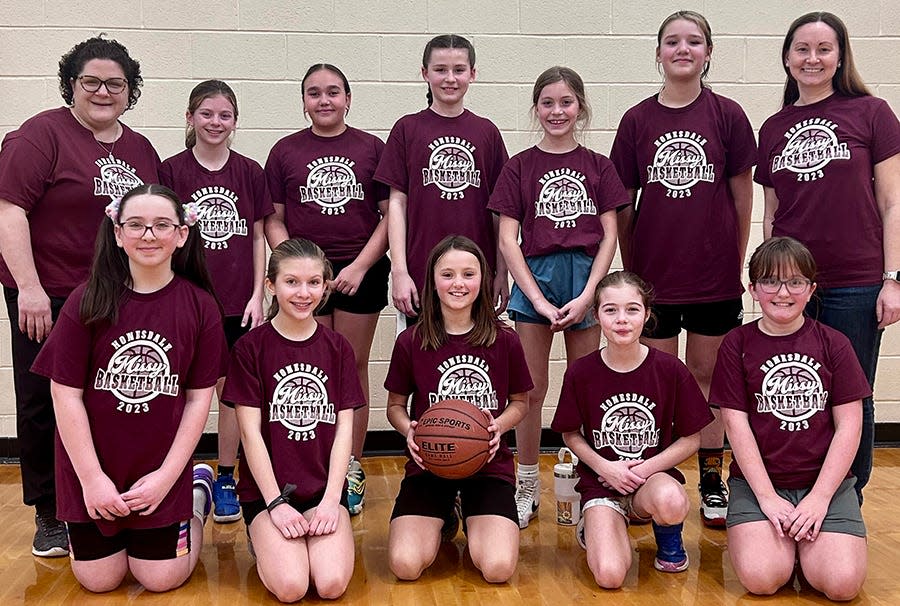 The Zefran's Dental Hawks battled their way to a runner-up finish in Honesdale Missy Basketball Senior Division action this winter. Coached by Marisa Nacinovich and Melissa Weidner, the Hawks closed out the campaign with a 4-4 record.
