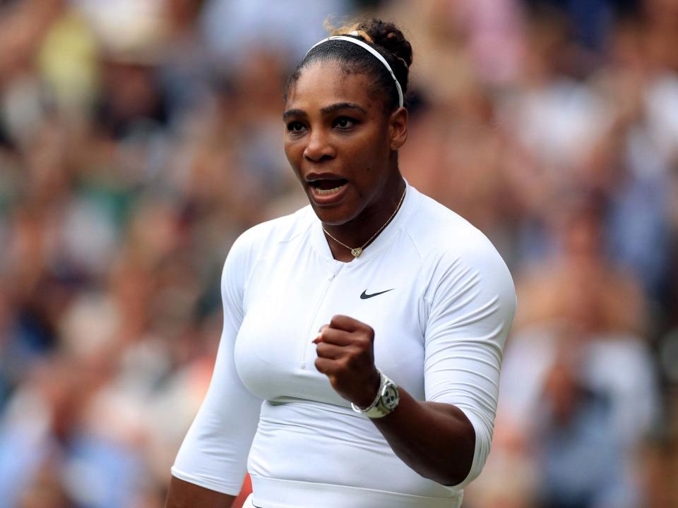 Serena Williams is one of the most successful tennis players of all time but some men still believe they could match the grand slam champion on court, a survey has suggested.According to a YouGov poll, around one in 10 men (12 per cent) think they could win a point off the 23-time grand slam winner.Just 3 per cent of women among the 1,732 British adults polled feel confident of securing a point against Williams.Survey respondents were asked: “Do you think if you were playing your very best tennis, you could win a point off Serena Williams?”The American is in the hunt for a record-equalling 24th grand slam, as she faces Simona Halep in today’s Wimbledon final.Two years ago, female players backed Williams in the row over whether women tennis players could compete with the men’s game.Ex-player and commentator John McEnroe claimed Williams would barely scrape the top 700 on the men’s tour.At the time, former world No 1 Caroline Wozniacki said the only player in the men’s game that Williams should be compared against was Roger Federer.At Wimbledon this year Williams has addressed the challenges female tennis players face.She argued that “women’s matches aren’t pushed as much as the men’s matches to be on the marquee courts” and called for “equality” in tennis.PA