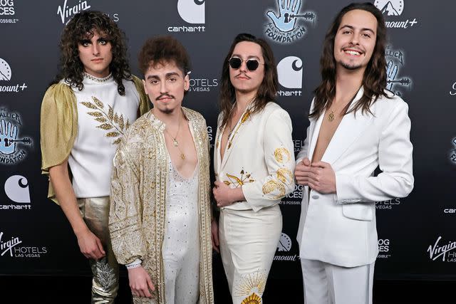 <p>Kevin Winter/Getty</p> Greta Van Fleet