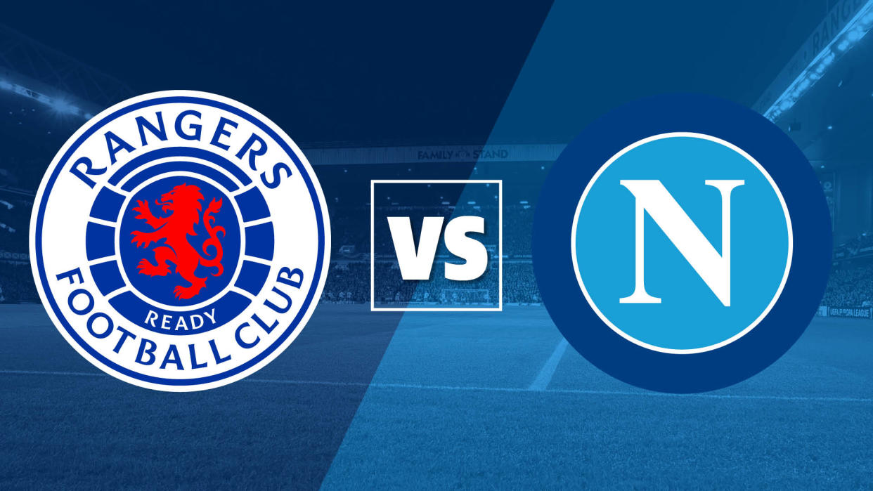  Rangers vs Napoli club crests 