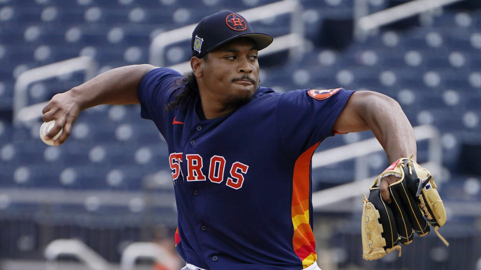 Houston Astros' Luis Garcia is an intriguing MLB pitcher