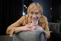 Trey Anastasio, guitarist and singer-songwriter of the band Phish, poses for a photograph during an interview on Tuesday, April 16, 2024, in Las Vegas. (AP Photo/David Becker)