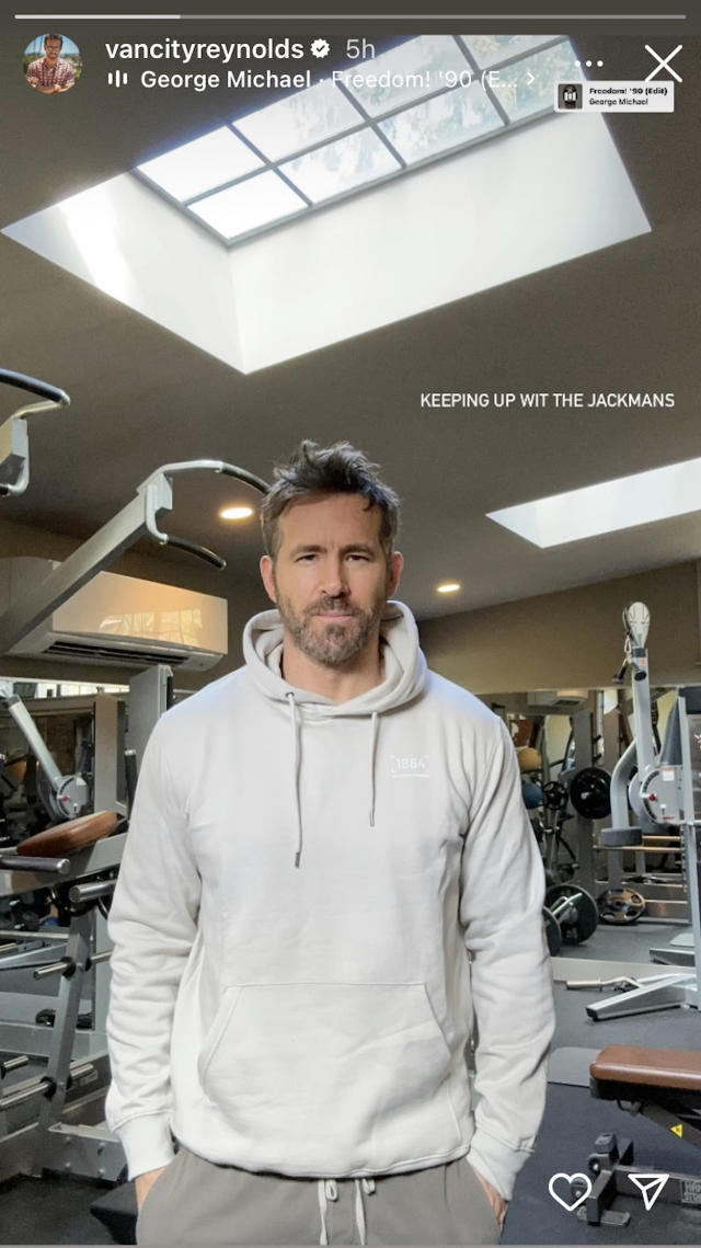 Ryan Reynolds Trying to Keep up With Hugh Jackman's 'Deadpool' Training