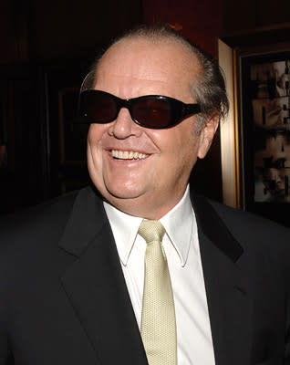 Jack Nicholson at the New York premiere of Warner Bros. Pictures' The Departed