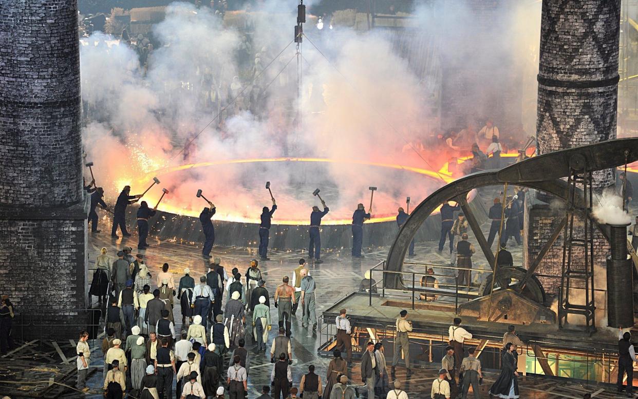 The London 2012 opening ceremony - PA