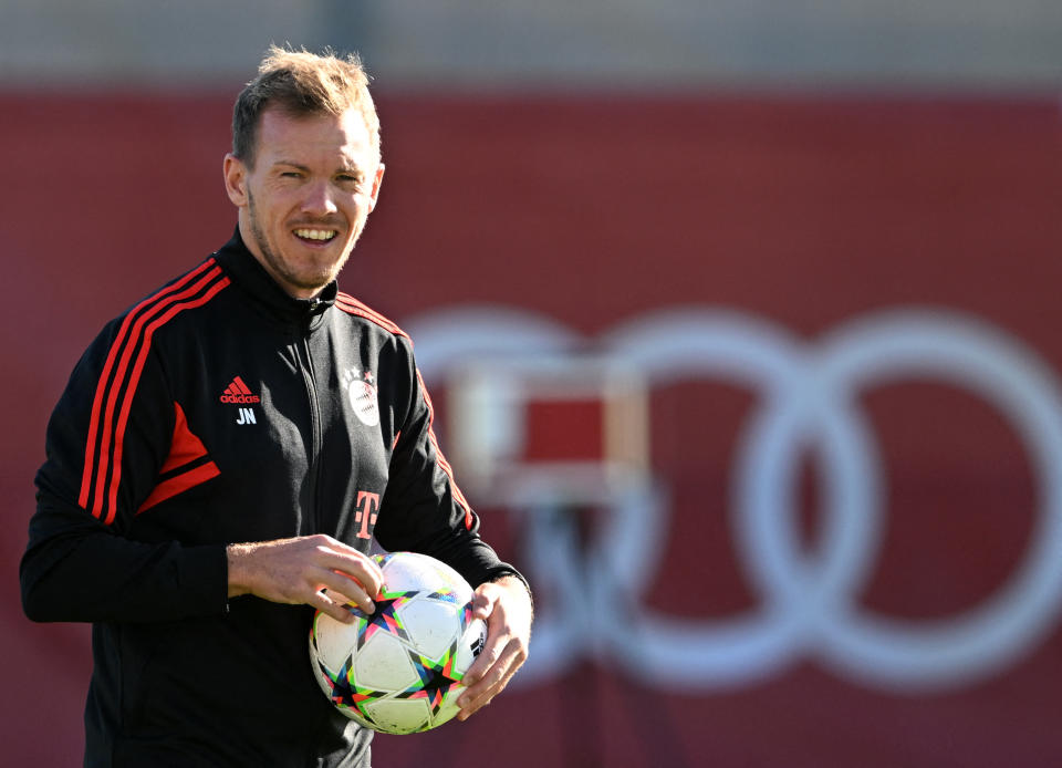 Julian Nagelsmann im Oktober 2022, damals noch Chefcoach bei  Bayern München (Bild: AFP)