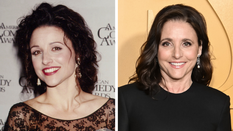 Julia Louis-Dreyfus in 1994 and 2023