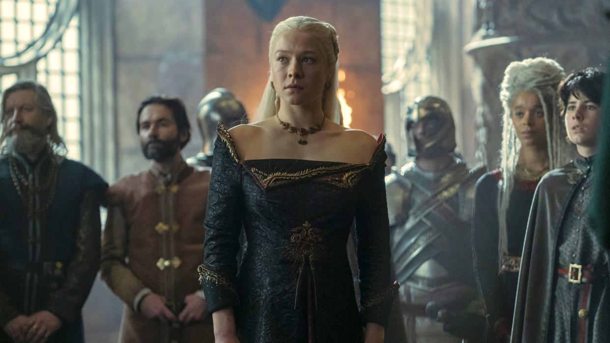  Emma D'Arcy as Rhaenyra Targaryen in House of the Dragon episode 8. 