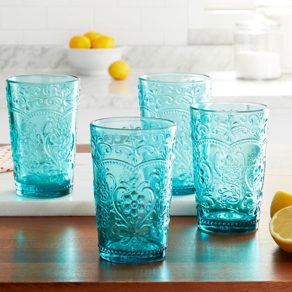 <p><a href="https://go.redirectingat.com?id=74968X1596630&url=https%3A%2F%2Fwww.walmart.com%2Fip%2FThe-Pioneer-Woman-Amelia-Tumbler-Teal-Set-of-4%2F127516287&sref=https%3A%2F%2Fwww.thepioneerwoman.com%2Fholidays-celebrations%2Fgifts%2Fg34316869%2Fgifts-for-mother-in-law%2F" rel="nofollow noopener" target="_blank" data-ylk="slk:Shop Now;elm:context_link;itc:0;sec:content-canvas" class="link ">Shop Now</a></p><p>The Pioneer Woman Amelia Tumbler Set</p><p>walmart.com</p><p>$19.96</p><span class="copyright">Walmart</span>