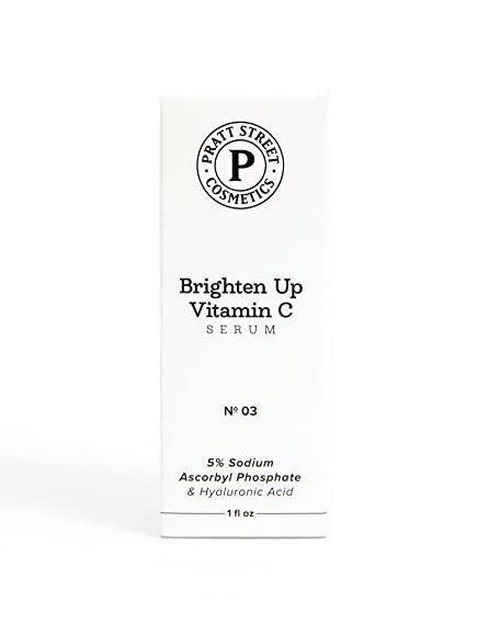 2) Brighten Up Vitamin C Facial Serum with Hyaluronic Acid