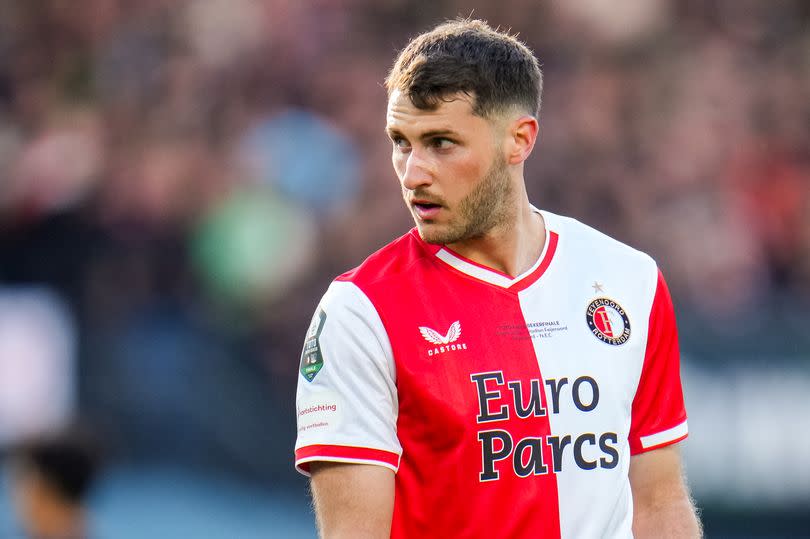 Feyenoord striker Santiago Giménez.