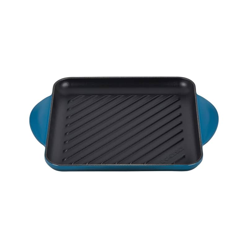 Le Creuset Enameled Cast Iron Square Grill, 9.5"
