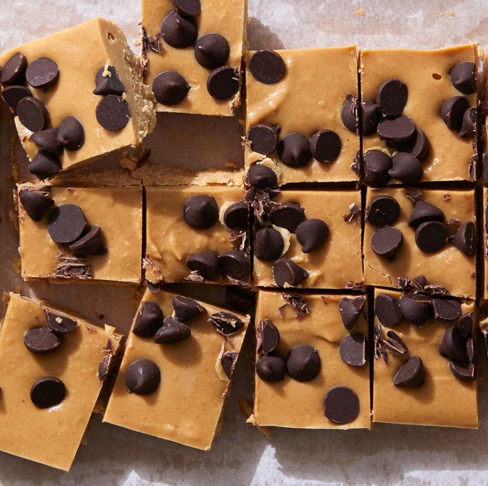 easy chocolate peanut butter protein fudge