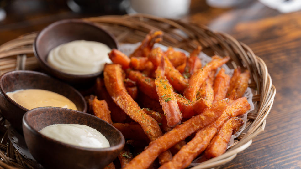 Convection heat can actually increase the bioavailability of nutrients in sweet potatoes (Photo: Justin Ong via Getty Images)