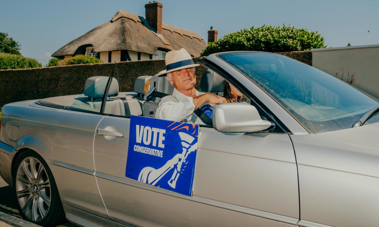 <span>Sir Desmond Swayne, the Conservative parliamentary candidate for New Forest West in the 2024 election.</span><span>Photograph: Peter Flude/The Guardian</span>