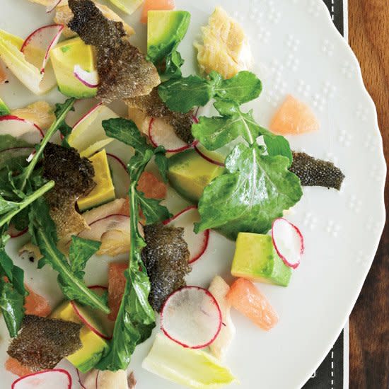 Smoked-Trout Salad with Avocado and Grapefruit