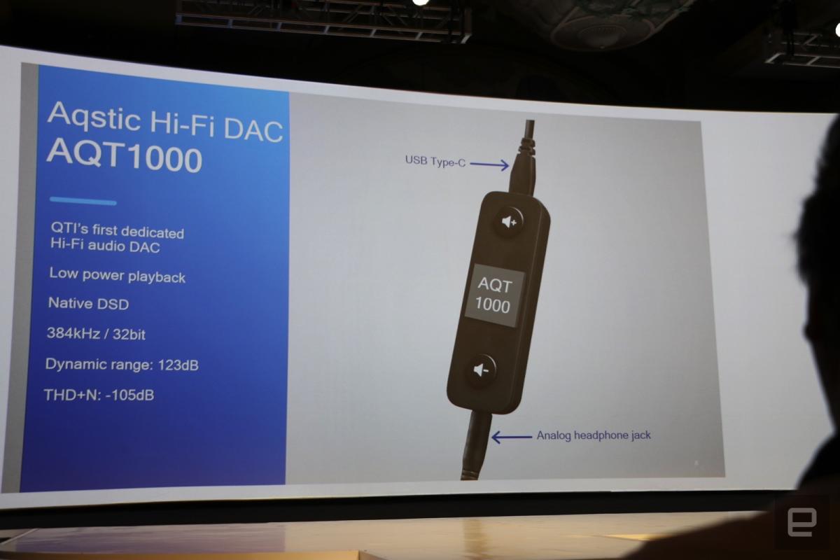 Qualcomm made a USB-C DAC to show off its hi-fi audio tech