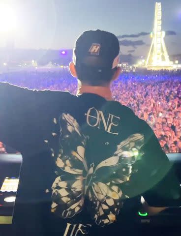 <p>Michael Bibi/Instagram</p> DJ Michael Bibi at Coachella 2024