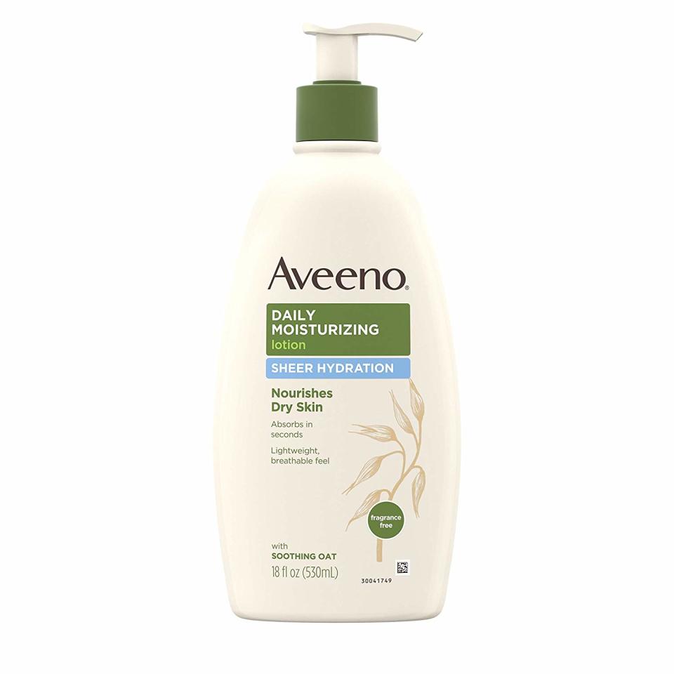 Aveeno Daily Moisturizer. (Photo: Amazon)