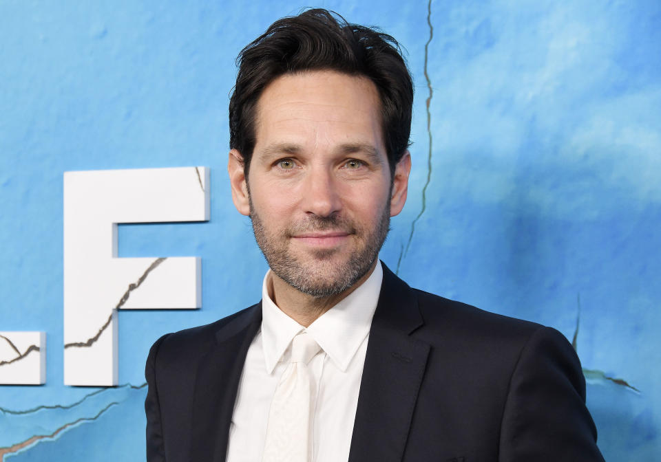 Paul Rudd arrives at the Netflix's LIVING WITH YOURSELF Season 1 Premiere held at the ArcLight Hollywood in Los Angeles, CA on Wednesday, October 16, 2019. (Photo By Sthanlee B. Mirador/Sipa USA)