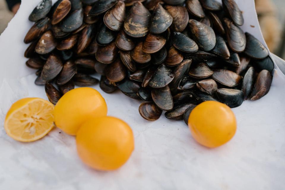 Demand for seafood remains strong around the world. <a href="https://www.pexels.com/photo/pile-of-fresh-mussels-on-white-surface-with-sour-lemons-6397652/" rel="nofollow noopener" target="_blank" data-ylk="slk:Photo by Julia Volk/Pexels" class="link ">Photo by Julia Volk/Pexels</a>, <a href="http://creativecommons.org/licenses/by/4.0/" rel="nofollow noopener" target="_blank" data-ylk="slk:CC BY" class="link ">CC BY</a>