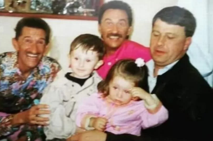 Sophie and Pete Sandiford, Barry and Paul Chuckle