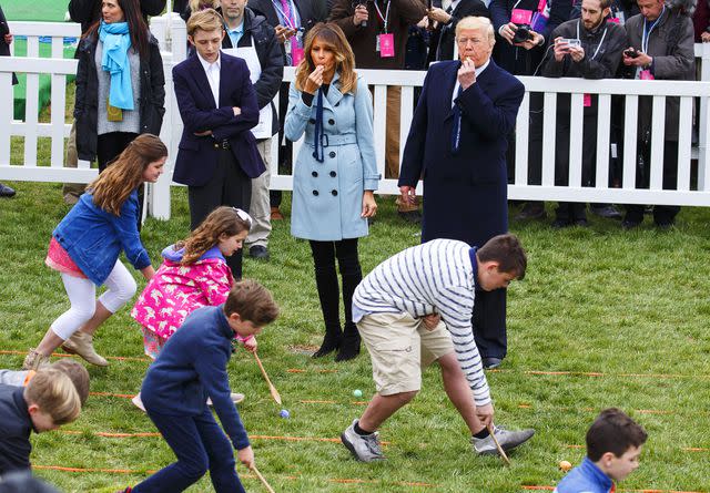 Joshua Roberts/Bloomberg/Getty The Trumps at the White House Easter Egg Roll