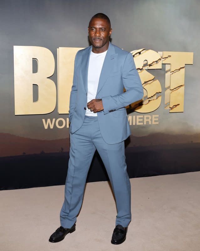 Idris Elba arrives on the red carpet for the premiere of "Beast" at The Museum of Modern Art in New York City on August 8, 2022. The actor turns 51 on September 6. File Photo by Jason Szenes/UPI