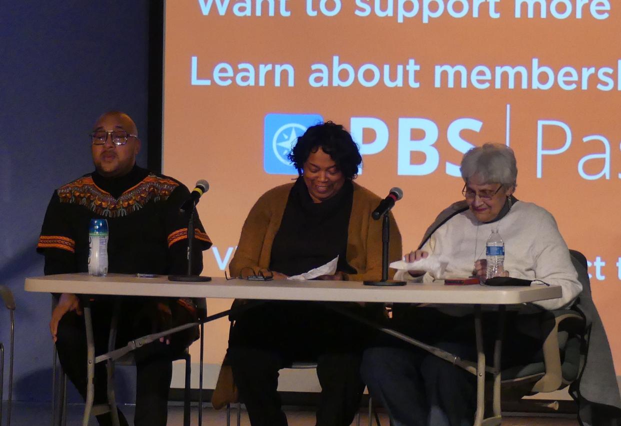 Ric McConnell, Linda Wilson and Beverly Gray spoke after the screening about the importance of gospel music.