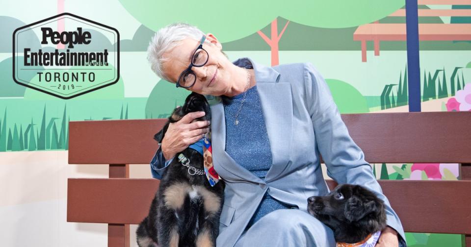 These Pics of Celebrities Snuggling Puppies at the Toronto Film Festival Are Just What You Need to See Today