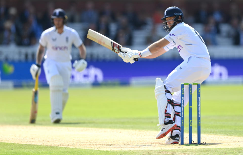 Joe Root and Ben Stokes, pictured here during the first Test against New Zealand.