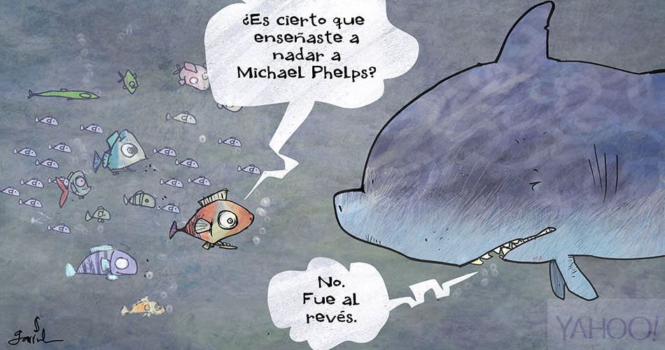 Garrinchatoonz Michael Phelps Olimpiadas