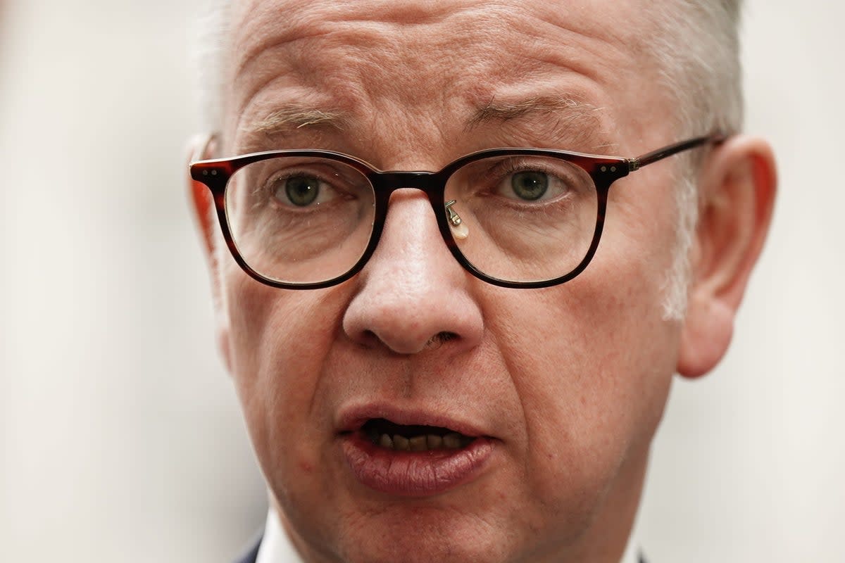 Michael Gove admitted a link between falling Tory support in London and the housing crisis (PA)