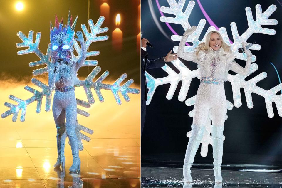 THE MASKED SINGER: L-R: Host Nick Cannon and Nikki Glaser in the “Battle of the Semi Finals” episode of THE MASKED SINGER airing Wednesday, Nov. 24 (8:00-9:02 PM ET/PT) on FOX. © 2022 FOX Media LLC. CR: Michael Becker / FOX.